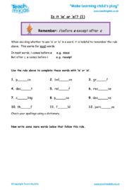 Worksheets for kids - is-it-ie-or-ei-1